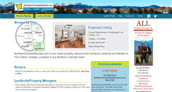 Desktop Screenshot of northerncoloradorentals.com